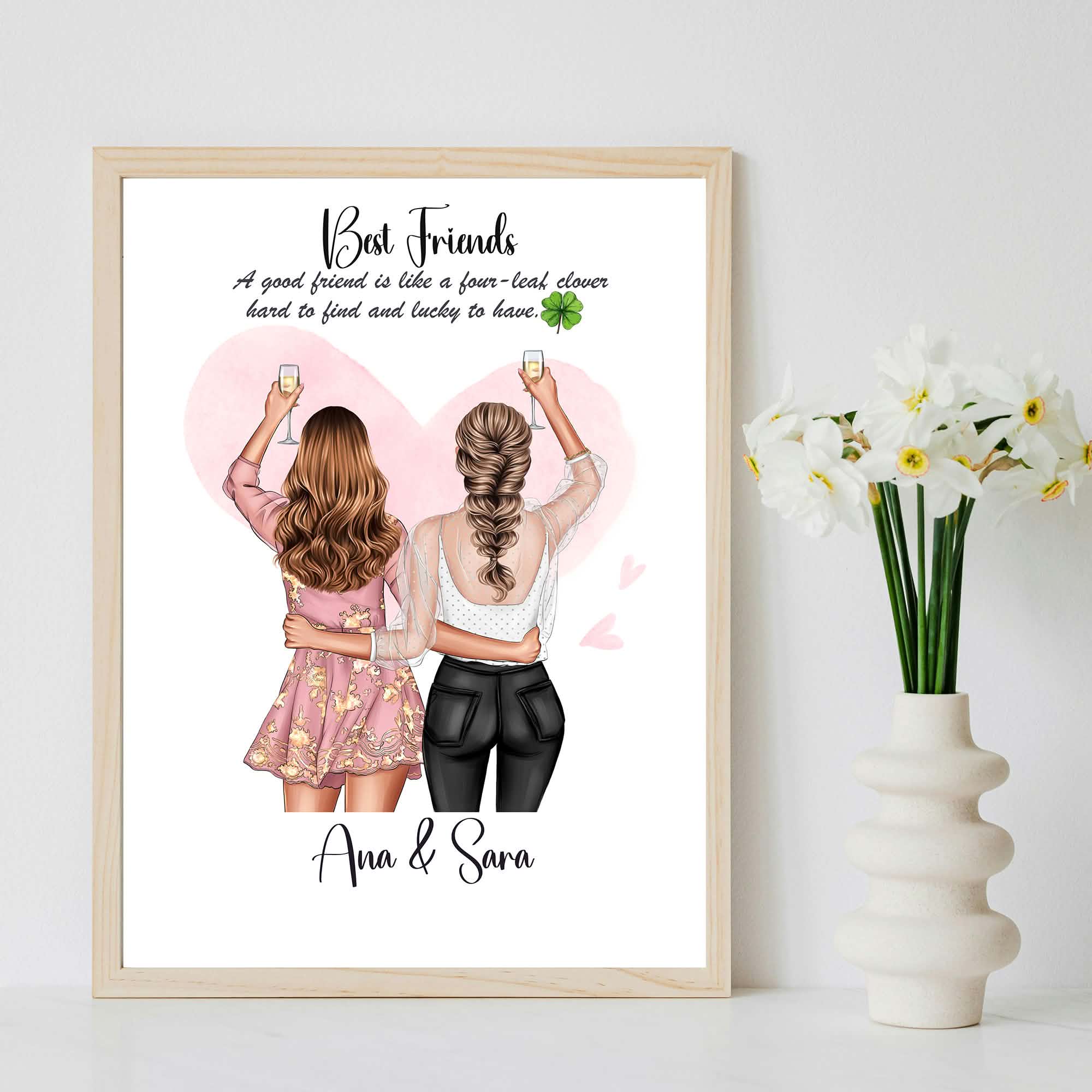 ♡ Customized print for best friend - Image 2