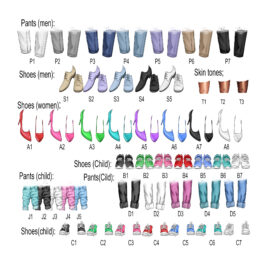 ♡ Personalized Family Shoes Print