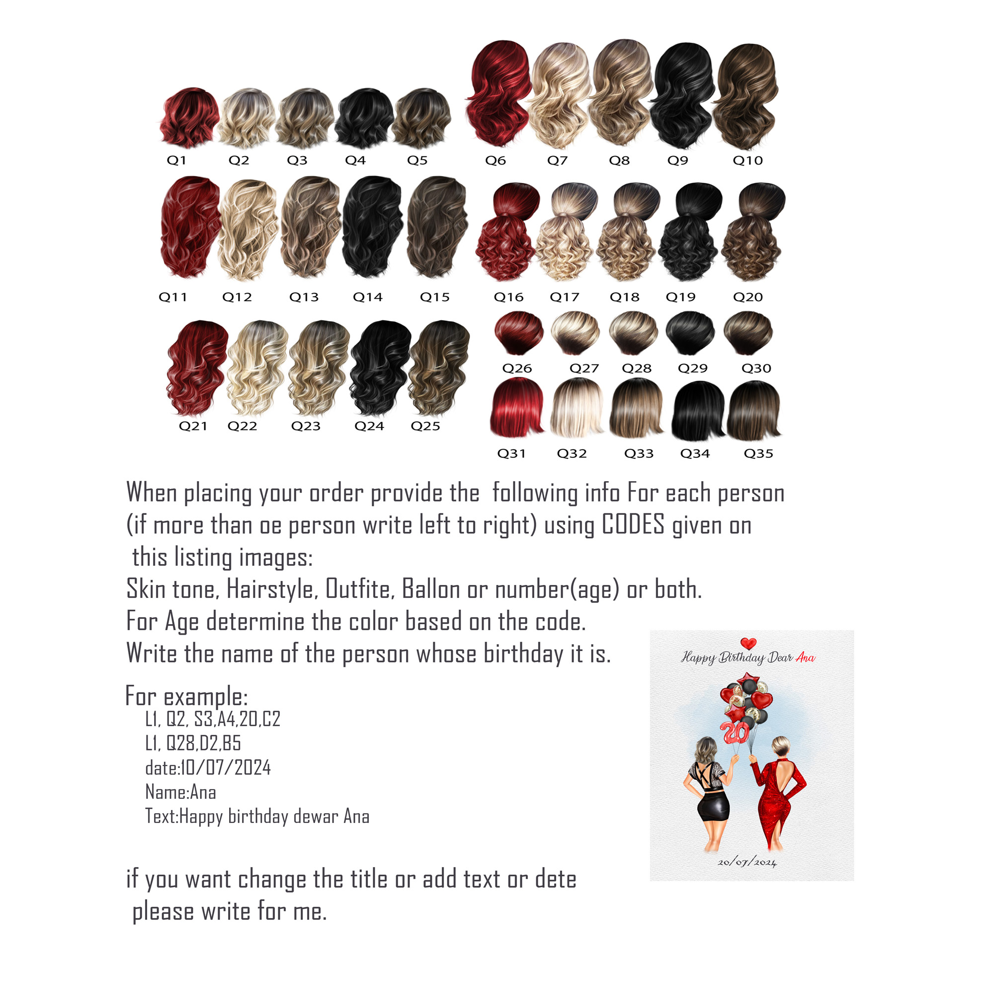 ♡ Personalized Birthday Print - Image 5