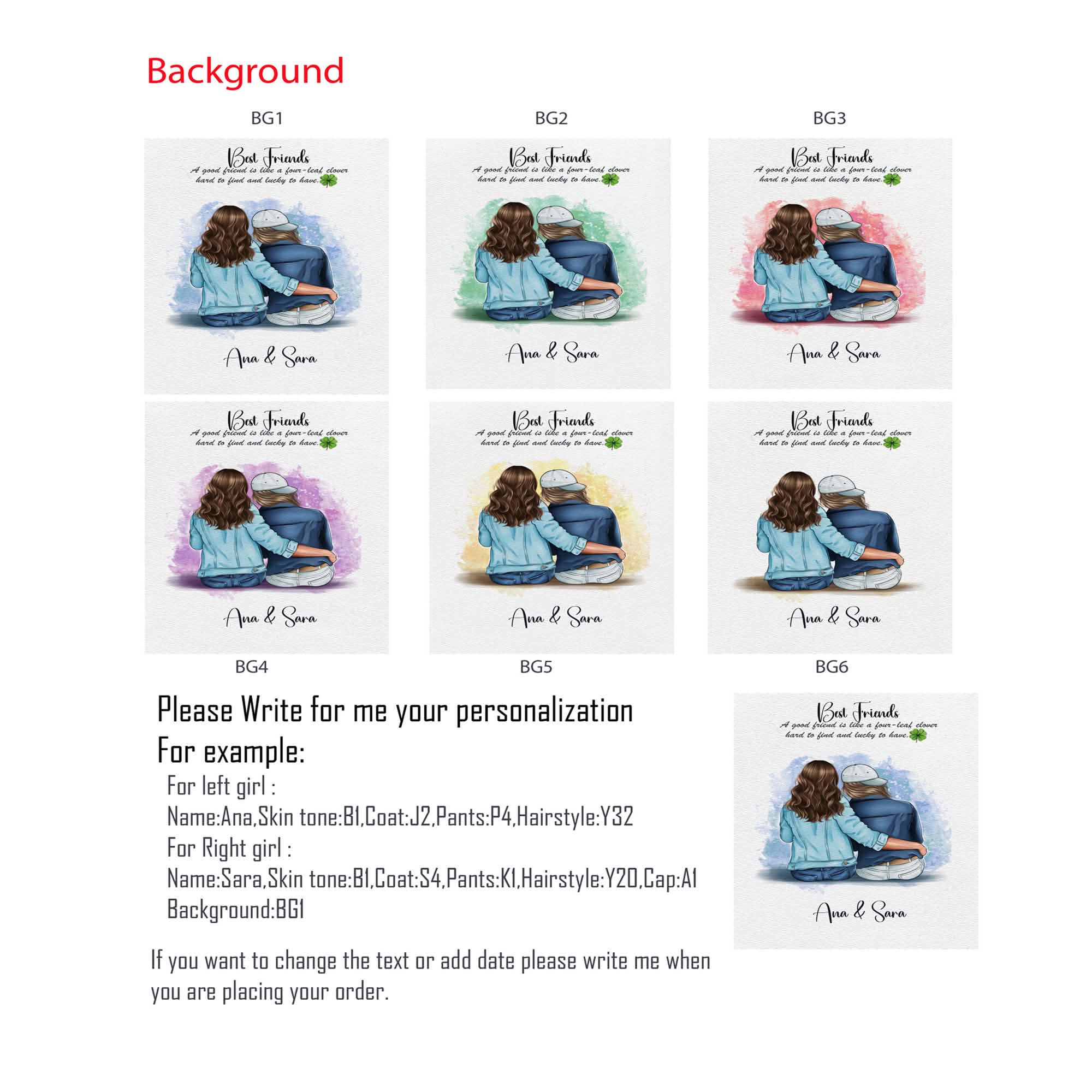 ♡ Customized Gift For Best Friend - Image 4