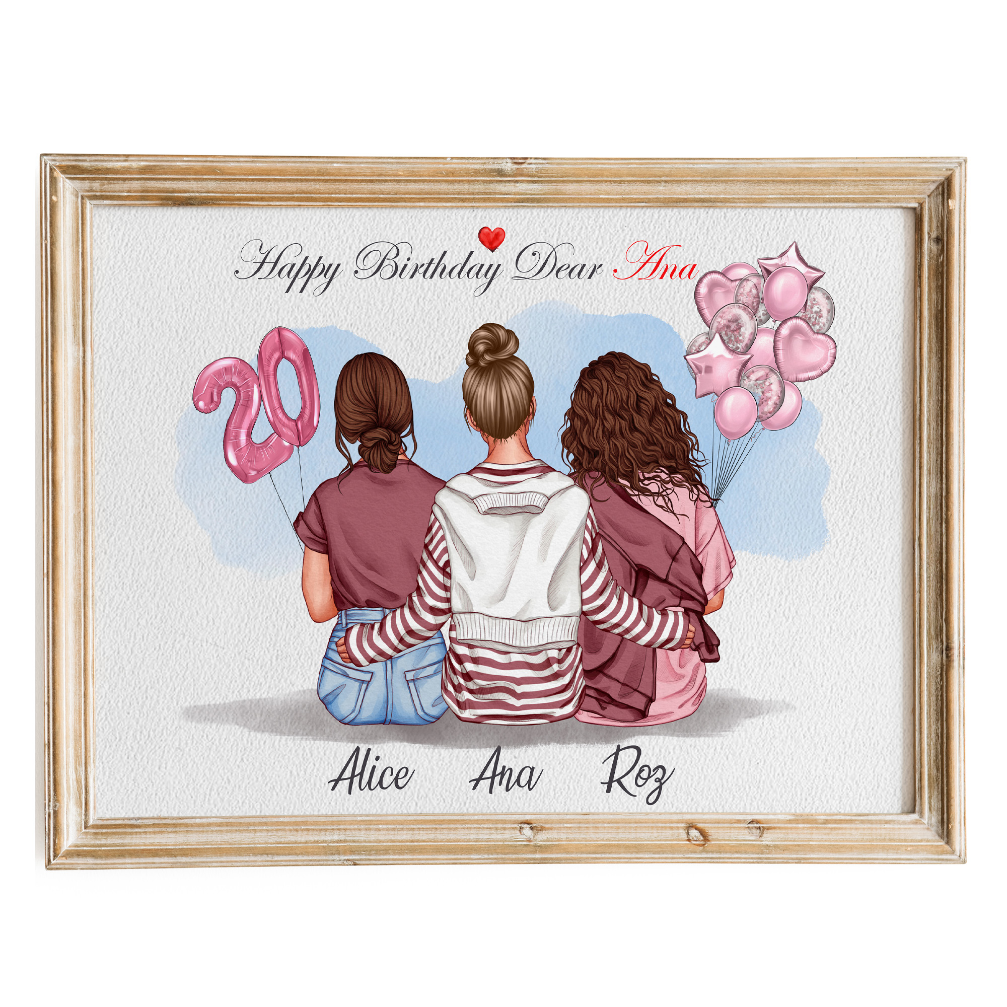 ♡ Customized Birthday Print