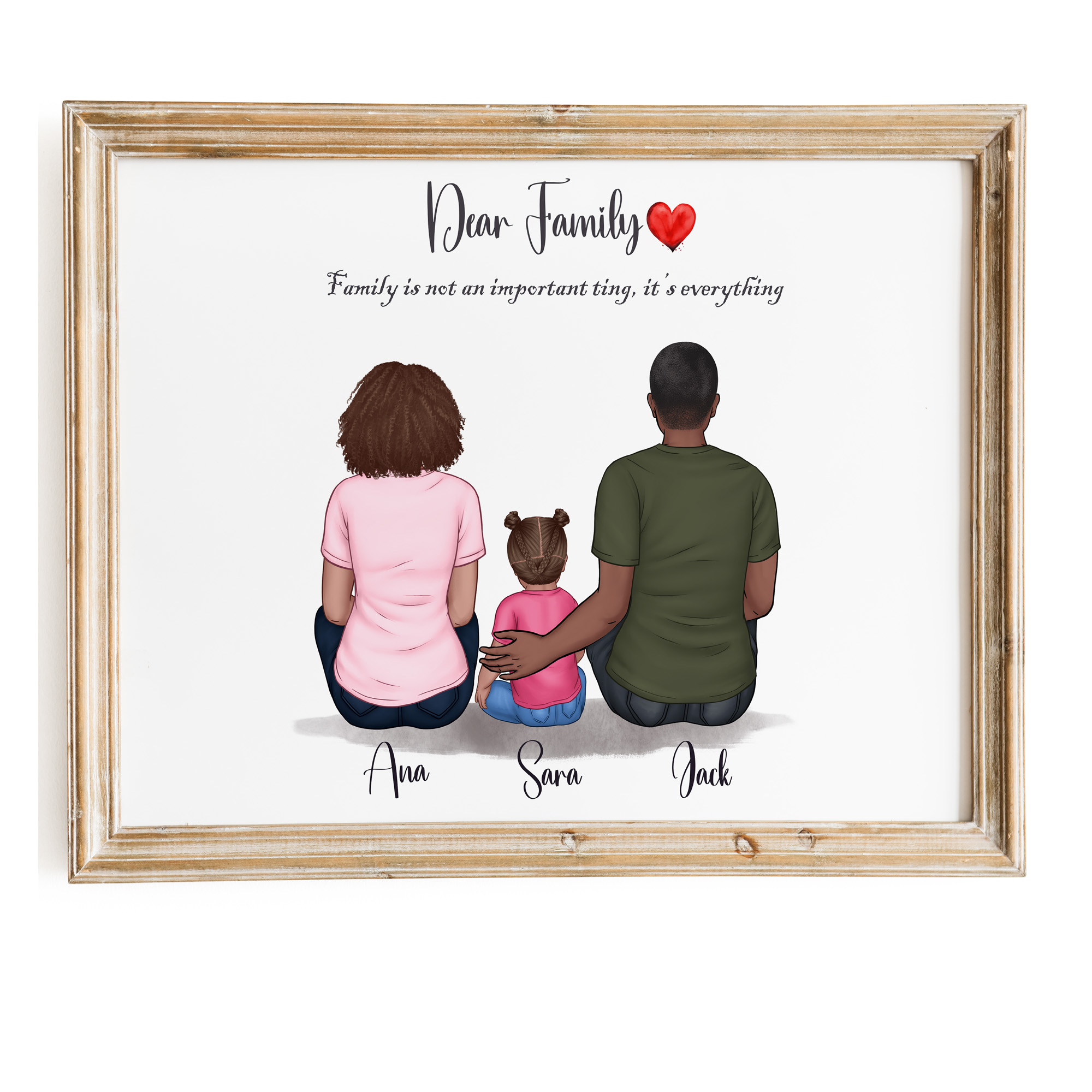 ♡ Personalized family gift - Image 2