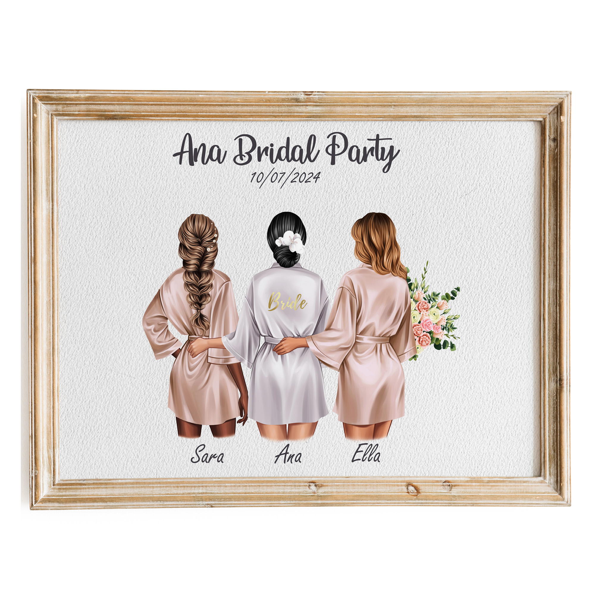 ♡ Custom Bridesmaid Print - Image 2